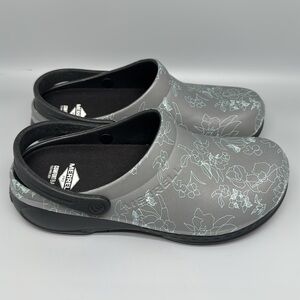 Merrell Floral Patterned Gray Clogs Women’s Sz 10‎